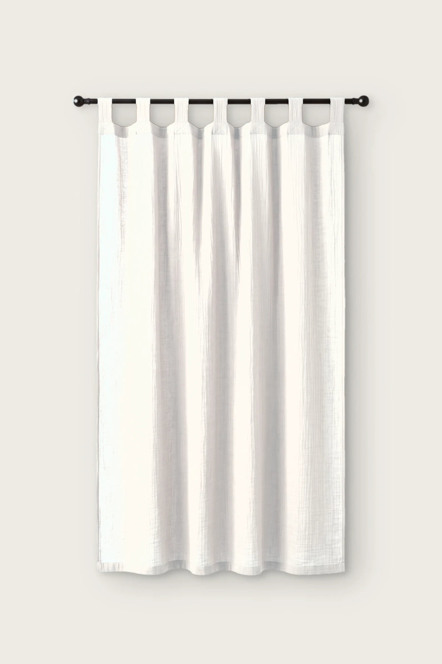 Handwoven 2-Layer Muslin Cotton Curtain Panel - OEKO-TEX