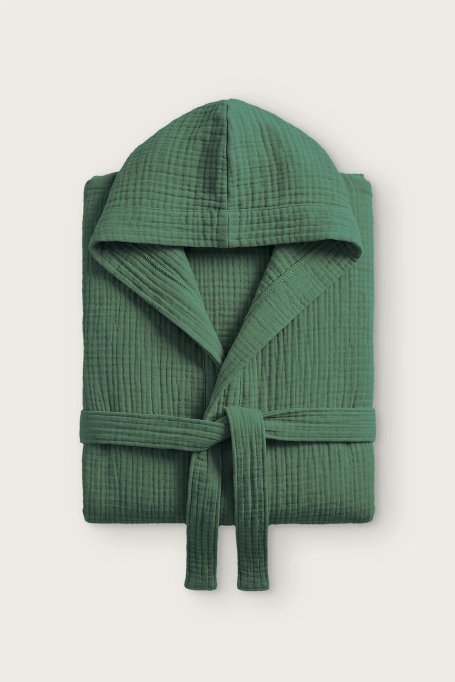 Handwoven 4-Layer Muslin Hooded Turkish Robe - OEKO-TEX