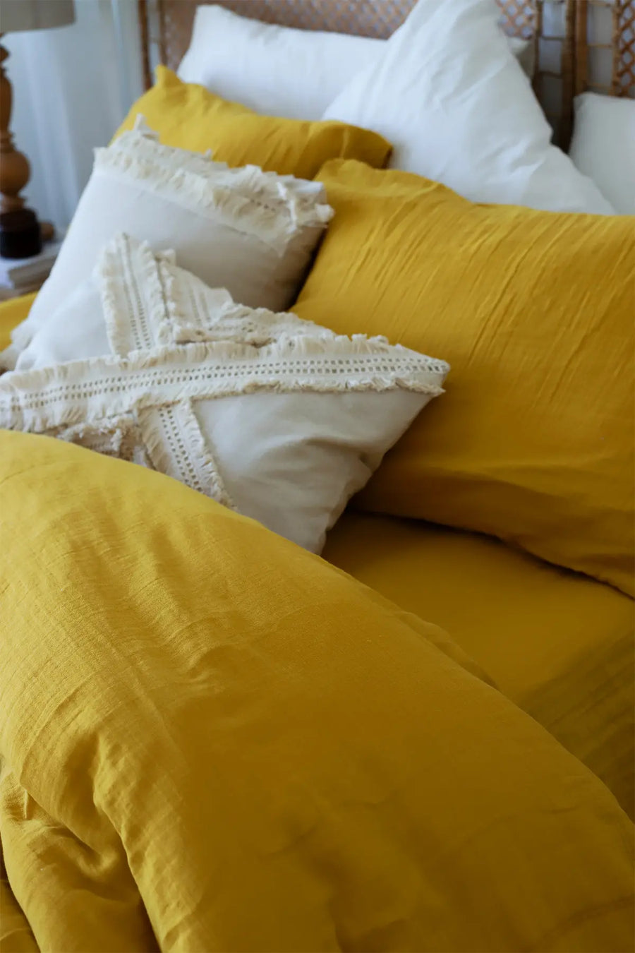 Crinkle Muslin Turkish Cotton Duvet Cover - OEKO-TEX