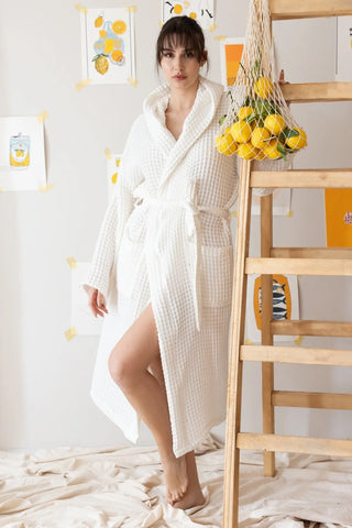 Waffle Set | Robe, Towels & Throw