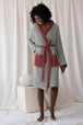 Sage Green - Burgundy