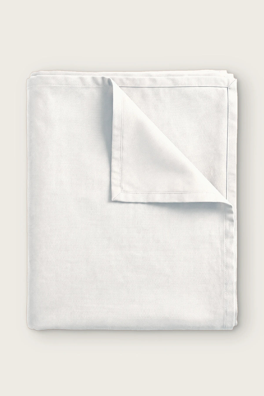 Linen Cotton Blend Tablecloth - Plain or Ruffled - OEKO-TEX