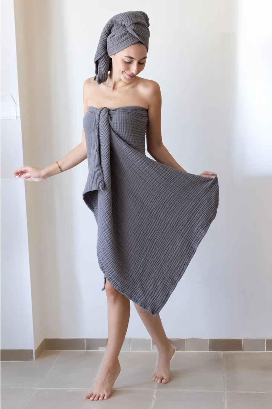 Handwoven 4-Layer Muslin Turkish Cotton Towel - OEKO-TEX